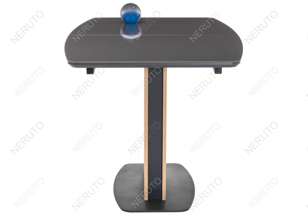 Стол на тумбе Oliver дуб антор натуральный / графит