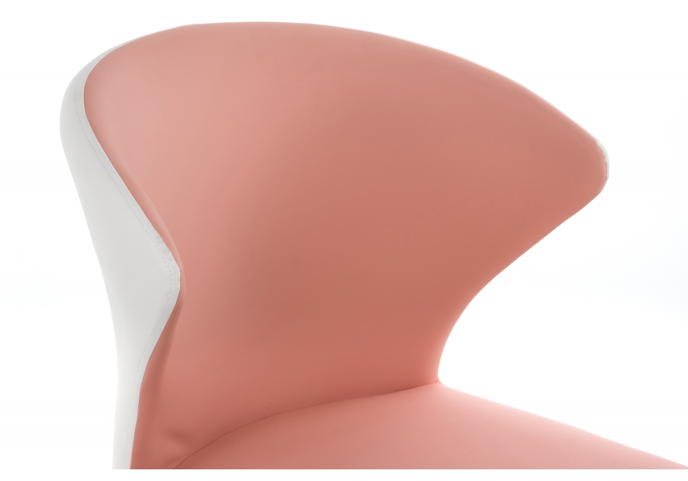 Стул Дарси розово/белый