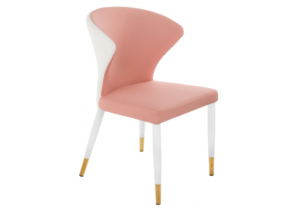 Стул Дарси розово/белый