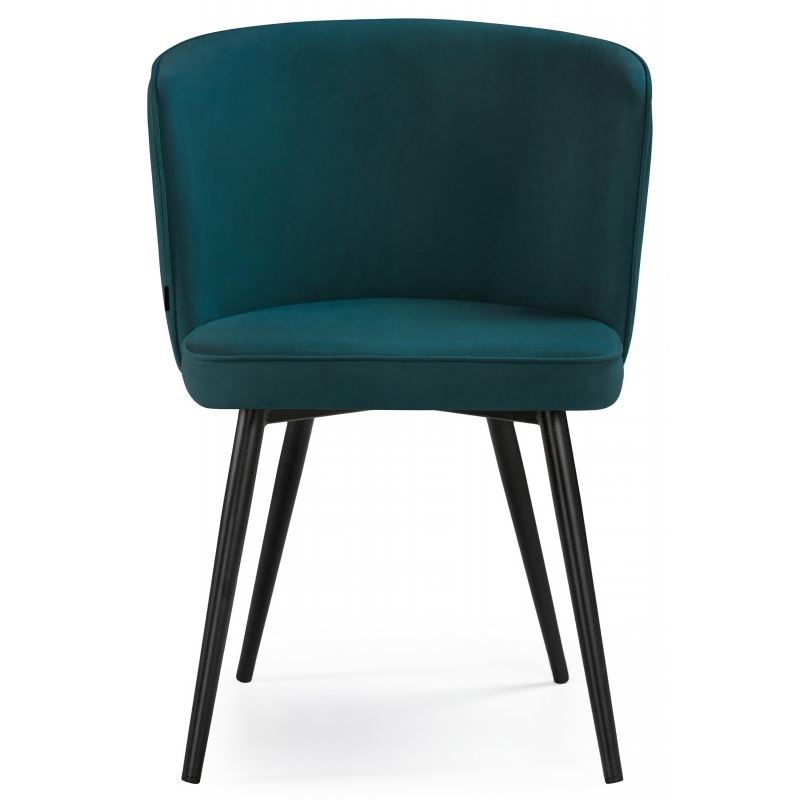 Стул на металлокаркасе Флайбур velutto 20/ черный