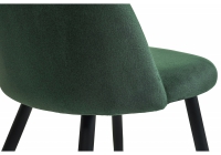 Стул Гави темно-зеленый, ноги с декором